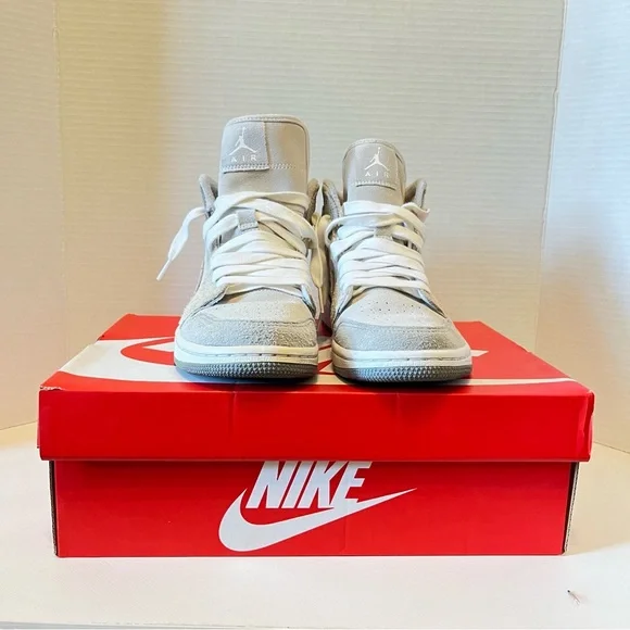 Air Jordan Gray Beige Sneakers Women's 8
